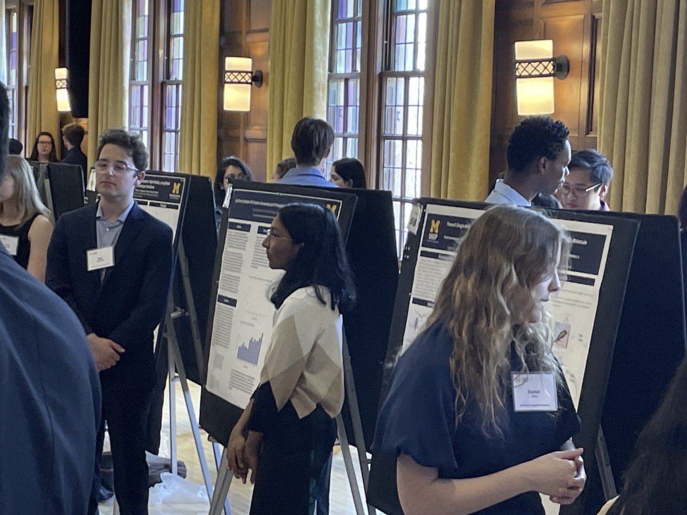 At the UROP Symposium poster session.